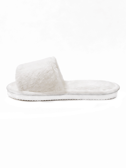 Bulk Slippers | Soft Fuzzy Plush Slippers Women Winter Warm Anti-slip Indoor House Shoes Wholesale